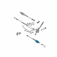 OEM Kia Sephia Seal-Rack Diagram - 0K20332125