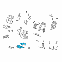 OEM Acura MDX Pad Complete R, Front Cushion Diagram - 81137-STX-L42