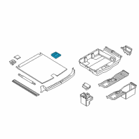 OEM 2015 BMW 550i GT Handle, Floor Carpet-Luggage Comp Diagram - 51-47-7-267-484