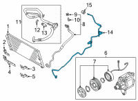 OEM Toyota GR86 AC Line Diagram - SU003-09831