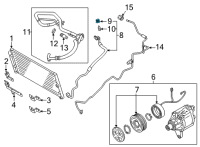 OEM Toyota GR86 Discharge Hose Cap Diagram - SU003-07350