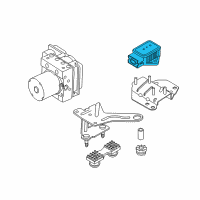 OEM 2012 BMW 328i xDrive Yaw Rate Speed Sensor Diagram - 34-52-6-782-372