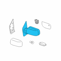 OEM 2008 Nissan Titan Mirror Assembly-Outside R Diagram - 96301-ZC400