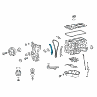 OEM 2013 Lexus ES300h SLIPPER, Chain TENSI Diagram - 13559-0V010