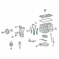 OEM 2015 Lexus ES300h DAMPER, Chain Vibration Diagram - 13561-0V010