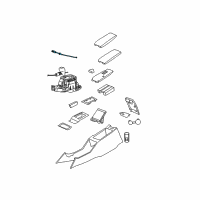 OEM 2007 Dodge Magnum Cable-Gear Selector Diagram - 4578073AD