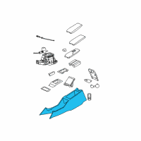 OEM 2007 Dodge Charger Console-Floor Diagram - 1AJ731D1AA