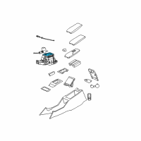 OEM 2007 Dodge Charger Bezel-Console PRNDL Diagram - 4779396AC