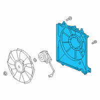 OEM Honda Insight Shroud Complete Diagram - 38615-6L2-A02