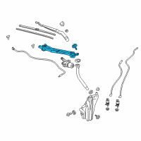 OEM Buick Envision Front Transmission Diagram - 23445034