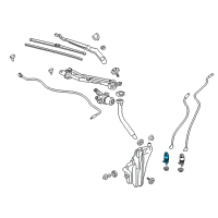 OEM 2016 Buick Envision Rear Washer Pump Diagram - 84518402