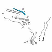 OEM Buick Envision Wiper Arm Diagram - 22888518