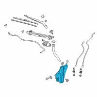 OEM 2019 Buick Envision Washer Reservoir Diagram - 23481789