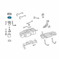 OEM 2020 Toyota Sienna Fuel Pump Support Diagram - 77158-08010