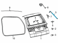 OEM 2022 Jeep Grand Wagoneer LIFTGATE-LIFTGATE Diagram - 68470228AC