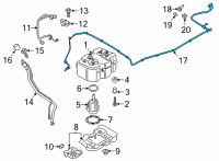 OEM 2021 Ford F-150 Tube Assembly Diagram - JL3Z-5J249-A