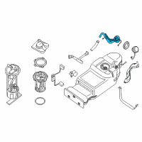 OEM Nissan Frontier Tube Assy-Filler Diagram - 17221-EB000