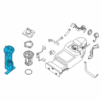 OEM 2008 Nissan Frontier Fuel Pump Assembly Diagram - 17041-ZP00A