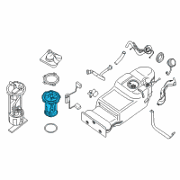 OEM 2015 Nissan Xterra In Tank Fuel Pump Diagram - 17040-ZZ00A