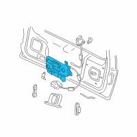 OEM 2005 Lincoln Aviator Control Assembly Diagram - 2C5Z-7843170-AA