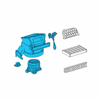 OEM Scion Blower Assembly Diagram - 87130-52092