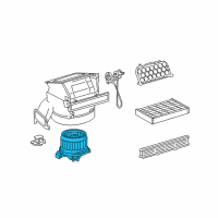 OEM Scion Blower Motor Diagram - 87103-52141