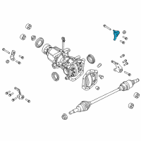 OEM 2011 Ford Flex Front Bracket Diagram - 8G1Z-4K360-A