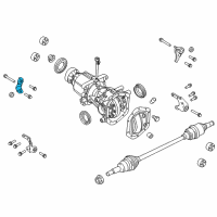 OEM 2013 Lincoln MKS Front Bracket Diagram - 8G1Z-4K360-B