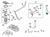 OEM 2022 Hyundai Sonata Cap Assembly-Fuel Filler Diagram - 31010-L5500