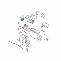 OEM Dodge Holder-Console Diagram - 5127841AA