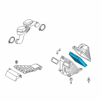 OEM 2014 Hyundai Santa Fe Sport Air Cleaner Filter Diagram - 28113-2W100