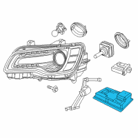 OEM 2015 Chrysler 300 Module-HEADLAMP LEVELING Diagram - 68294630AA
