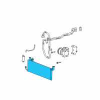 OEM Kia Optima Main-Condenser Diagram - 9760638003