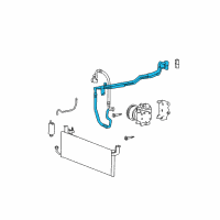 OEM Hyundai Sonata Hose-Cooler Line Suction Diagram - 97763-3D100