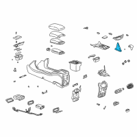 OEM 2000 Pontiac Bonneville Boot Asm-Automatic Transmission Control Diagram - 25680827