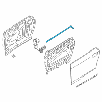 OEM 2018 BMW i3s Channel Cover, Exterior, Door, Front Right Diagram - 51-33-7-277-046