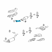 OEM 2005 Ford Focus Flex Tube Diagram - 7S4Z-5G203-C