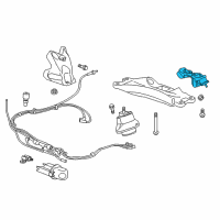 OEM Cadillac Transmission Mount Bracket Diagram - 84119720