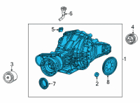 OEM 2016 Jeep Grand Cherokee Different-Rear Axle Diagram - 68378937AB