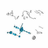 OEM 2007 Honda Civic Pump Sub-Assembly, P.S Diagram - 56110-RNA-315