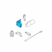 OEM 2009 Nissan Rogue Control Assembly-Smart KEYLESS Diagram - 285E1-JM000