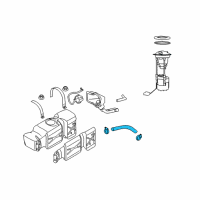 OEM 2011 Ram 1500 Hose-Fuel Filler Diagram - 55398305AG