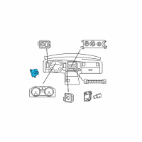 OEM Jeep Grand Cherokee Module-Wireless Ignition Node Diagram - 68210150AB