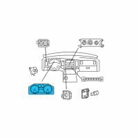 OEM Ram 2500 Cluster-Instrument Panel Diagram - 56046556AD