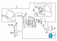 OEM 2018 Ford Transit-350 Signal Lamp Diagram - BK3Z-13B374-D