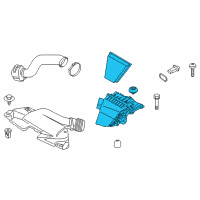 OEM 2015 BMW Z4 Intake Silencer Diagram - 13-71-7-613-822