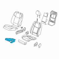 OEM 2018 Acura TLX Heater Complete Right, Front Diagram - 81134-TZ3-A31