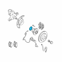 OEM 2004 Infiniti Q45 Rotor-Sensor, Brake Front Diagram - 47970-AR000