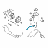 OEM 2014 BMW X5 Radiator Return Line Diagram - 32-41-6-855-248