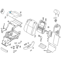 OEM 2012 Infiniti M37 Pad Assy-Cushion, Front Seat Diagram - 87361-1MA2A